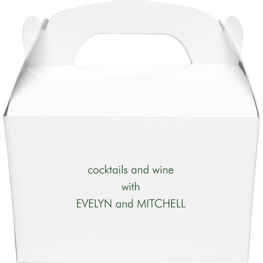 Your Personalized Gable Favor Boxes