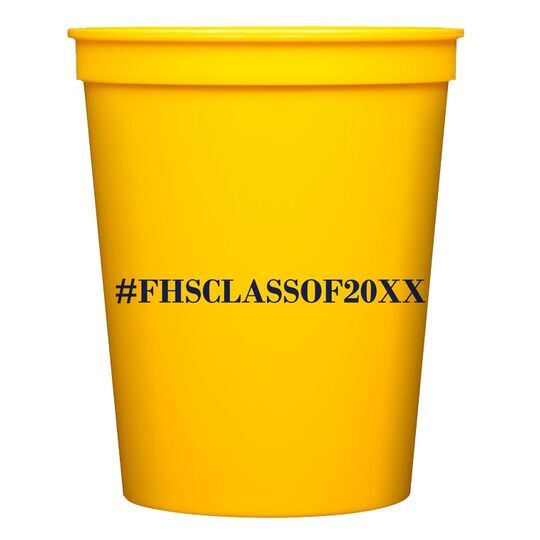Create Your Hashtag Stadium Cups