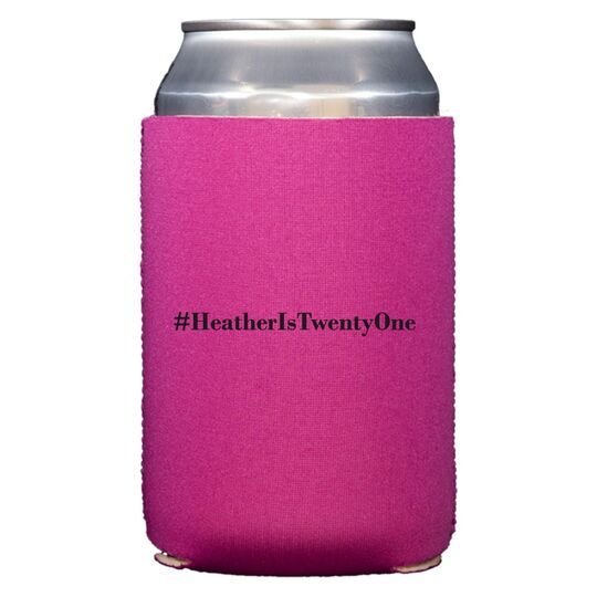 Create Your Hashtag Collapsible Huggers