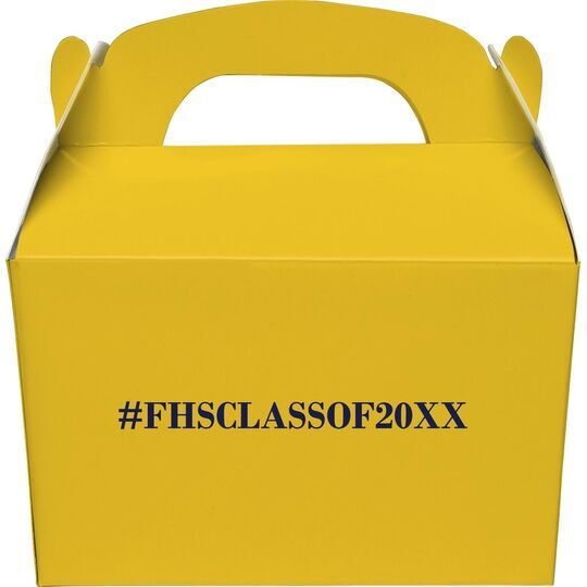 Create Your Hashtag Gable Favor Boxes