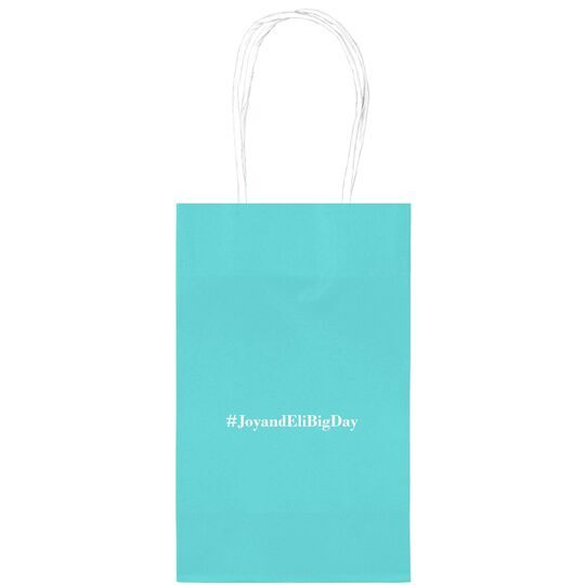 Create Your Hashtag Medium Twisted Handled Bags