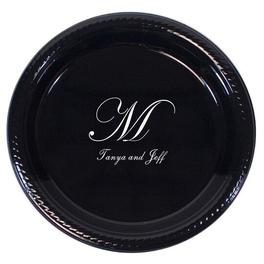 Presidential Initial Plastic Plates