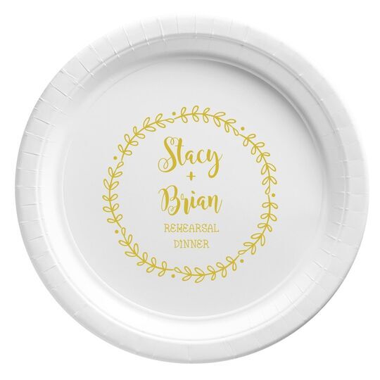 Sweet Wreath Paper Plates