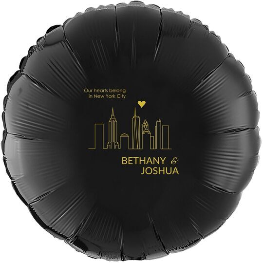 We Love New York City Mylar Balloons