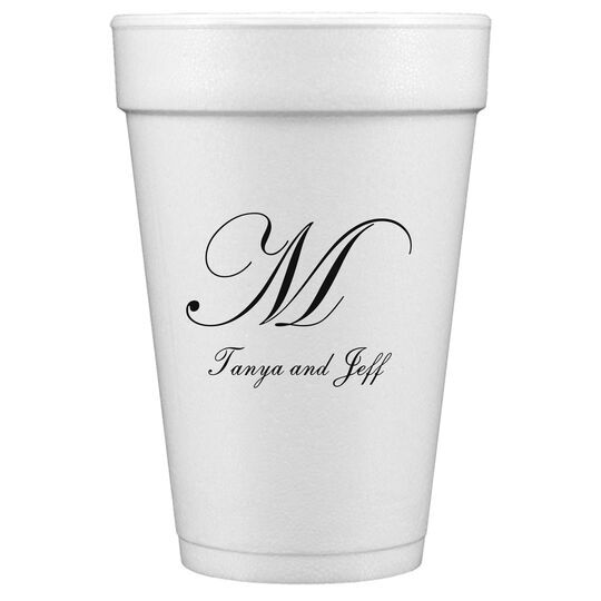 Presidential Initial Styrofoam Cups