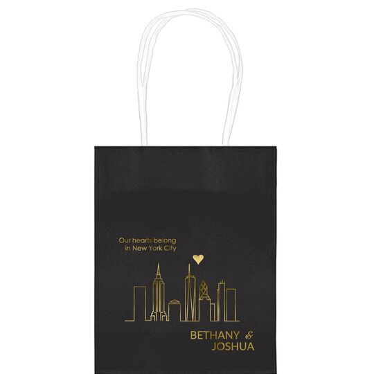 We Love New York City Mini Twisted Handled Bags