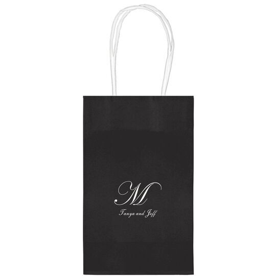 Presidential Initial Medium Twisted Handled Bags