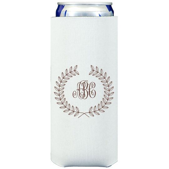 Renaissance Wreath with Monogram Collapsible Slim Huggers