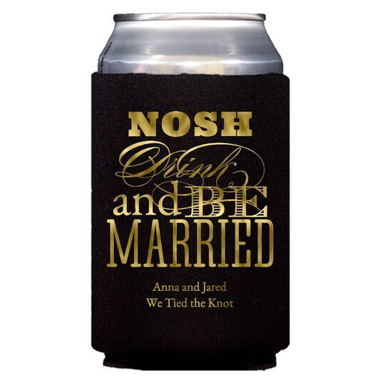 Nosh Drink and Be Married Collapsible Huggers