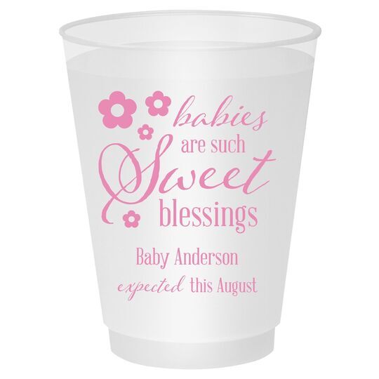 Sweet Blessings Shatterproof Cups
