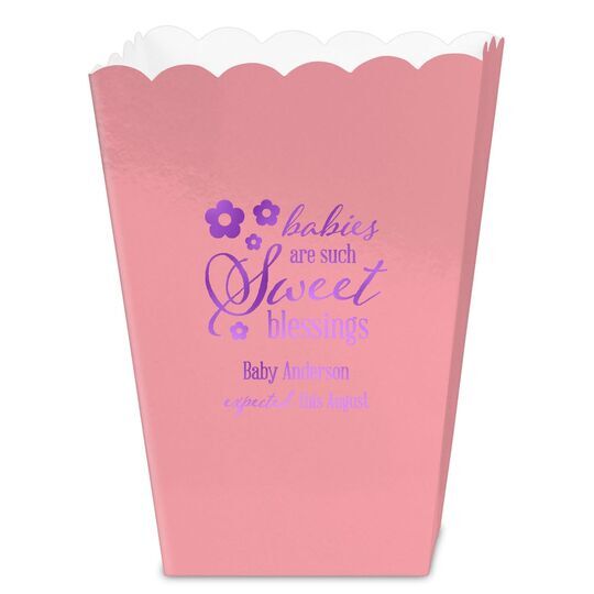 Sweet Blessings Mini Popcorn Boxes