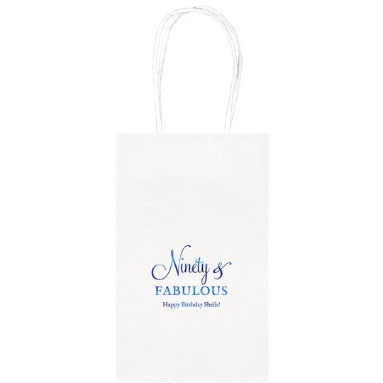 Ninety & Fabulous Medium Twisted Handled Bags