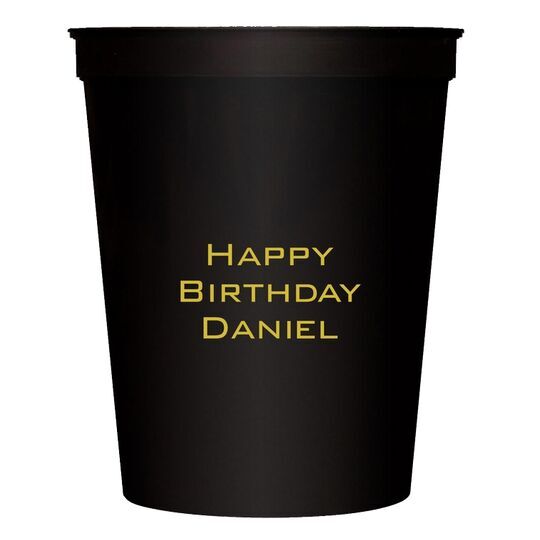 Simply Stylish Stadium Cups