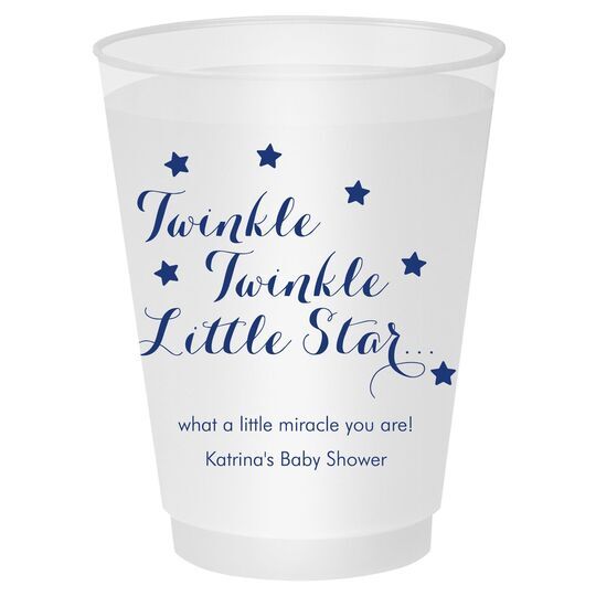 Twinkle Twinkle Little Star Shatterproof Cups