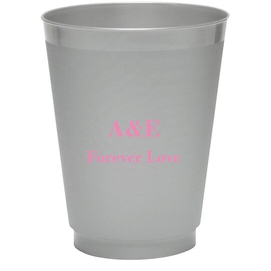 Your Choice of Text Colored Shatterproof Cups