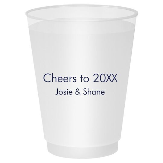 Your Choice of Text Shatterproof Cups