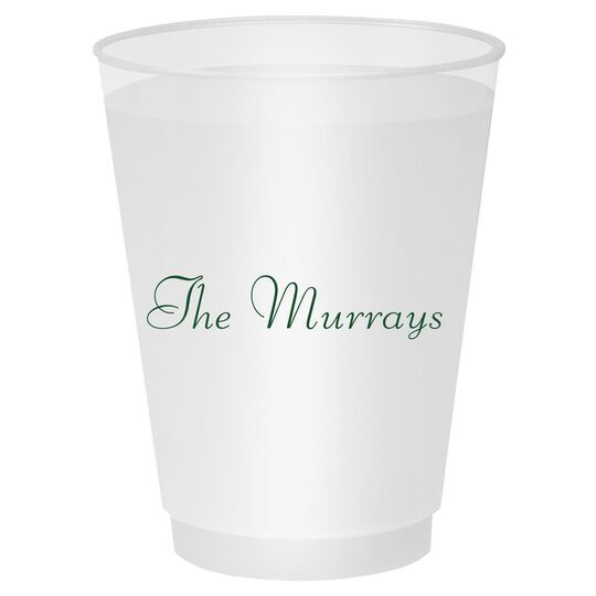 Your Choice of Text Shatterproof Cups