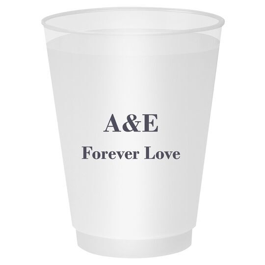 Your Choice of Text Shatterproof Cups