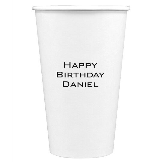 Simply Stylish Paper Coffee Cups