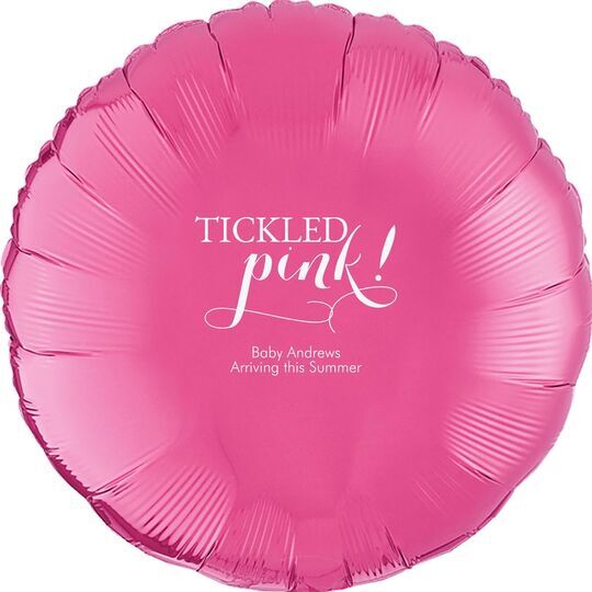 Tickled Pink Mylar Balloons