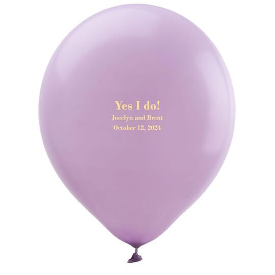 Your Message Latex Balloons