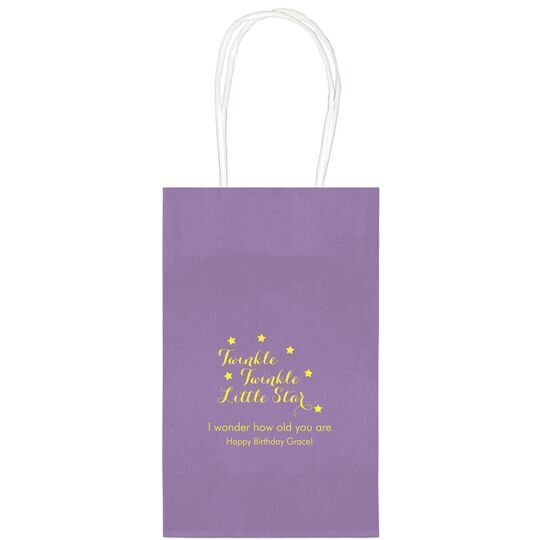 Twinkle Twinkle Little Star Medium Twisted Handled Bags