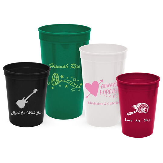 Design Your Own Theme Stadium Cups