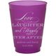 Love Laughter Ever After Colored Shatterproof Cups Image 2 of 6