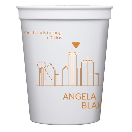 We Love Dallas Stadium Cups