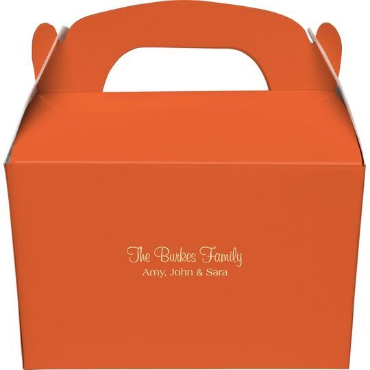 The Northshore Gable Favor Boxes