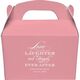 Love Laughter Ever After Gable Favor Boxes Image 1 of 6
