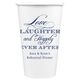 Love Laughter Ever After Paper Coffee Cups Image 4 of 6