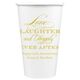 Love Laughter Ever After Paper Coffee Cups Image 3 of 6