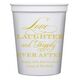 Love Laughter Ever After Stadium Cups Image 3 of 6