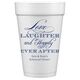 Love Laughter Ever After Styrofoam Cups Image 3 of 6