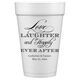 Love Laughter Ever After Styrofoam Cups Image 5 of 6