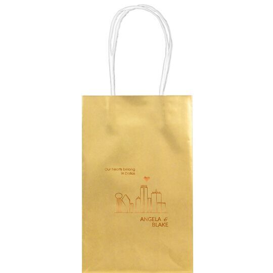 We Love Dallas Medium Twisted Handled Bags