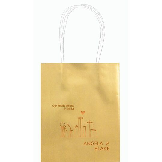 We Love Dallas Mini Twisted Handled Bags