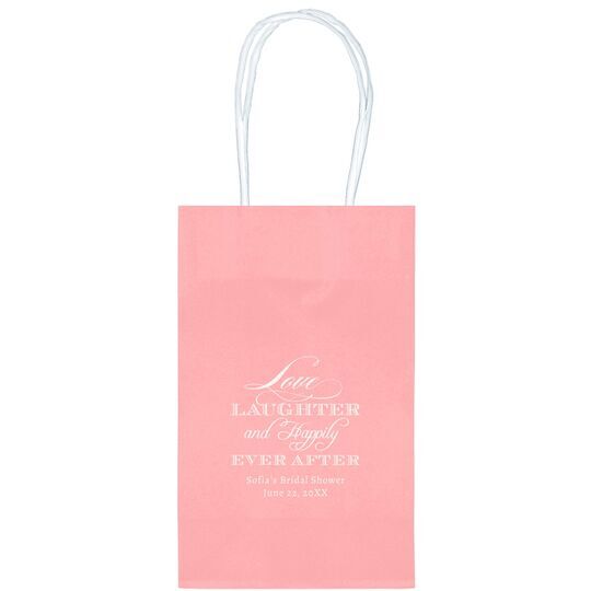 Love Laughter Ever After Medium Twisted Handled Bags