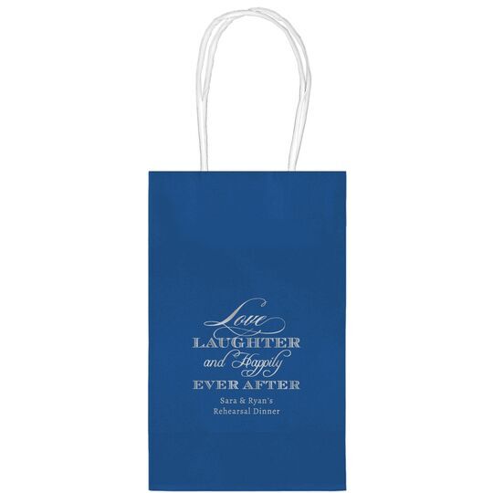 Love Laughter Ever After Medium Twisted Handled Bags