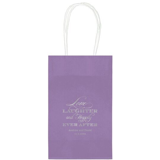 Love Laughter Ever After Medium Twisted Handled Bags