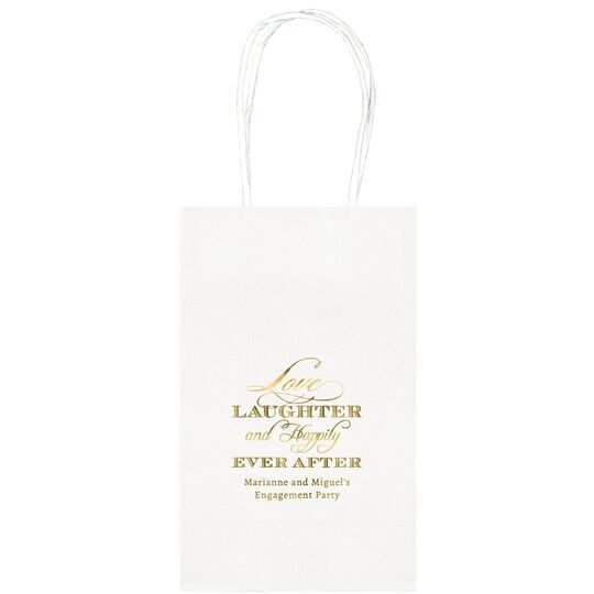 Love Laughter Ever After Medium Twisted Handled Bags