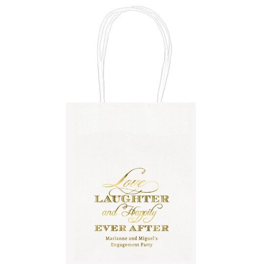 Love Laughter Ever After Mini Twisted Handled Bags