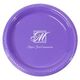 Pick Your Single Initial Monogram with Text Plastic Plates Image 2 of 3