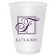 Pick Your Single Initial Monogram with Text Shatterproof Cups Image 1 of 3