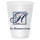 Pick Your Single Initial Monogram with Text Shatterproof Cups Image 2 of 3