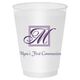 Pick Your Single Initial Monogram with Text Shatterproof Cups Image 3 of 3