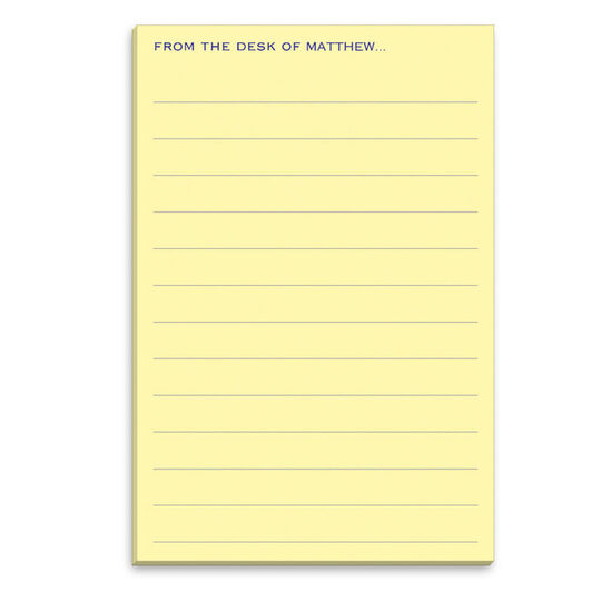 Noted by Post-it® %22Noteworthy%22 Notes, Yellow, Lined, 2.9 in. x 4 in.