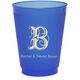 Pick Your Single Initial with Text Colored Shatterproof Cups Image 3 of 3
