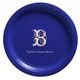 Pick Your Single Initial with Text Paper Plates Image 2 of 3